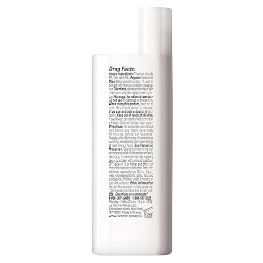 La Roche-Posay Anthelios Sunscreen SPF 50 Ultra-Light Fluid Broad Spectrum SPF 50 Face Sunscreen with Titanium Dioxide Mineral Lightweight &amp Fast-Absorbing Oil-Free Matte Finish