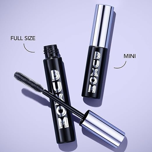 BUXOM Lash Volumizing Mascara Up to 3X More Volume Voluminous &amp Lengthening Mascara for Lash Lift Cruelty-Free Black