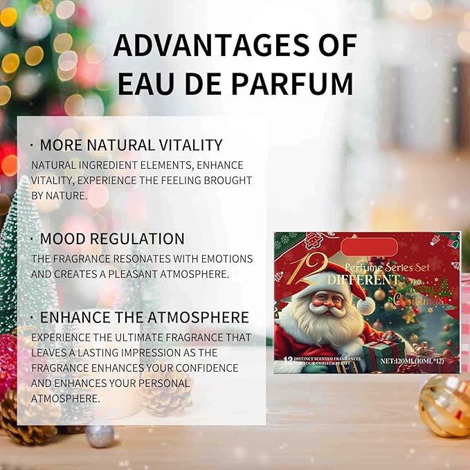 Perfume Gift Set for Women 12pc Floral Fragrance Sampler with Travel Size Perfumes Holiday Gift Box for Wife Mom Teen Girls Romantic Christmas Valentine's Day Presents for Her (12x10ml Floral)