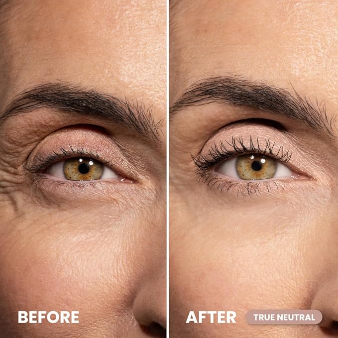 PRIME PROMETICS PrimeEyes Eyeshadow for Mature Women ? Crease-Free Powder-to-Cream Non-Drying Eye Shadow ? Blends Seamlessly &amp Flatters Aging Lids ? Water-Resistant &amp Long-Wear (True Neutral)