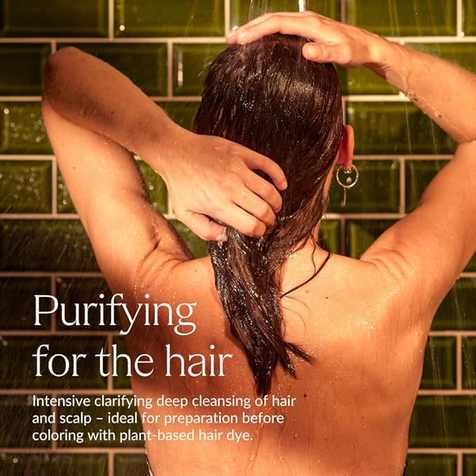 KHADI DEEP CLEANSE Ayurvedic Clarifying Shampoo - Intensive clarifying deep cleansing of hair &amp scalp - 100% natural &amp silicone-free - 5 fl oz