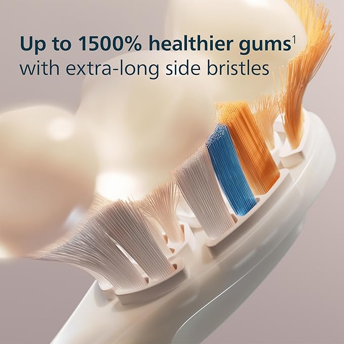 Philips Sonicare A3 All-in-One - Genuine Replacement Electric Toothbrush Heads White 2 Pack HX9092/77