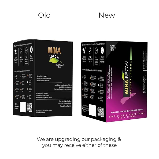 Mina ibrow Hair Color Refill Pack Black|Long Lasting Natural Spot coloring and Professional Hair Tinting PowderWater and Smudge Proof|No Ammonia No Lead with 100% Gray Converge