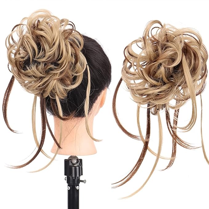 Hair Accessories Synthetic Hair Bun with Elastic Comb Messy Bun Curls Hair Bun Women Wig Hair Extensions Hair Accessories Hair Pieces For Women(SW205-05)