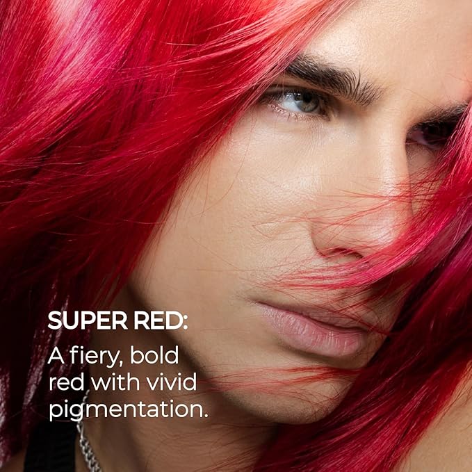 XMONDO Color Super Red Depositing Mask &amp Semi-Permanent Red Hair Dye | Infused with Bond Boosting Technology &amp Hyaluronic Acid for Nourishment Revitalization &amp Repair Vegan Formula 8 Fl