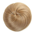 EARSHOT Hair Buns Hair Piece Synthetic Barrette Donut Bun with Drawstring Hair Comb Straight Hair Bun Extension Headband Wig for Women Hair Accessories For Girls (Color : 588-06)