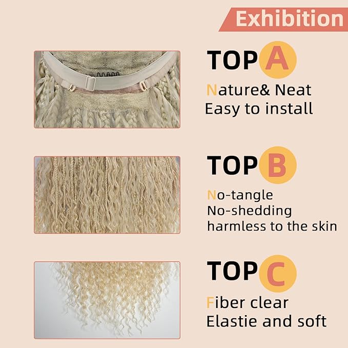 Miz Barn 360 Full Lace Front Knotless Box Braided Wigs 100% Handmade Synthetic Lightweight Twist Braided Wig Swiss Lace Braids Wigs With Baby Hair For Black Women (613# 32)