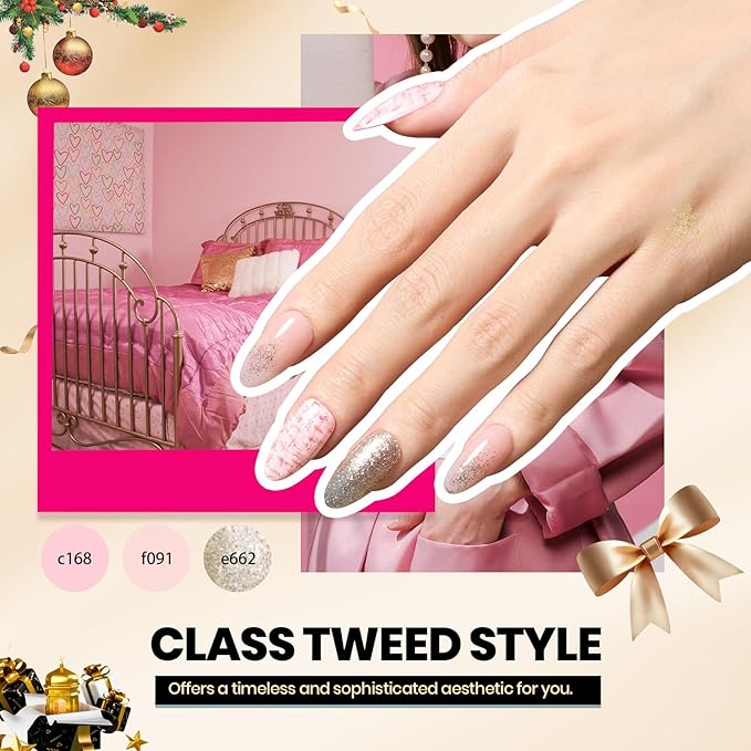 Beetles Gel Nail Polish Kit with U V Light 75PCS Gel Nail Kit with Base Top Coat 45 Colors Winter Christmas Gel Polish Set Burgundy Red Exquisite Femininity Manicure Home DIY Gifts for Women Teens