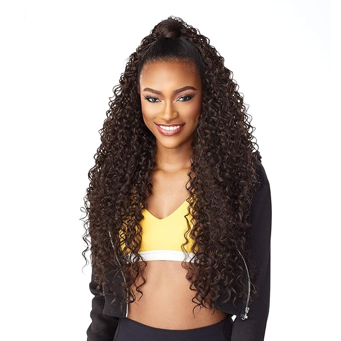 Sensationnel Instant Updown Halfwig Pony - Iud 10 4 Style in 1 Half Wig And Pony Drawstring (T1B/4)