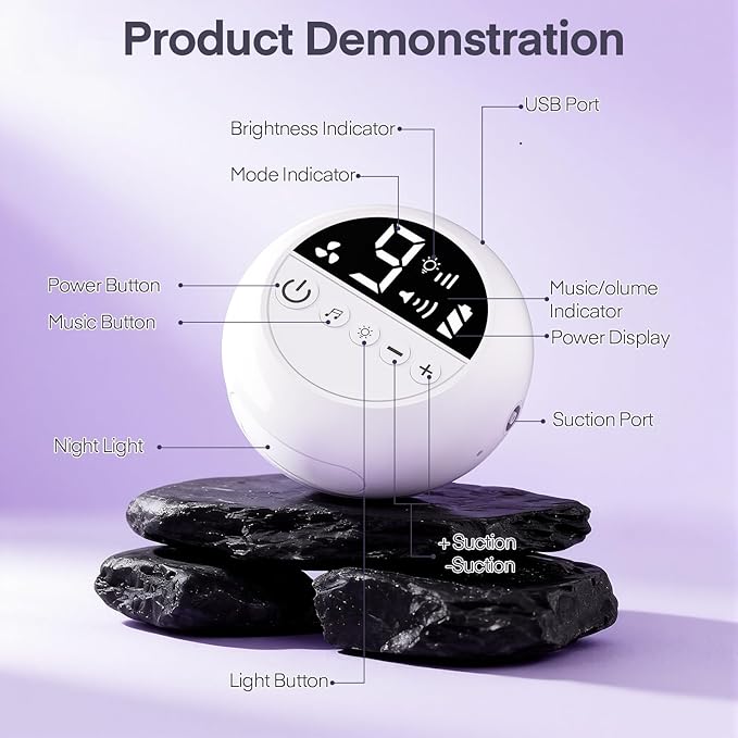 Diamond Micro-dermabrasion Machine 2 in 1 Dermabrasion Facial Machine for Exfoliation &amp Blackhead Removal Home Use Facial Skin Care Device