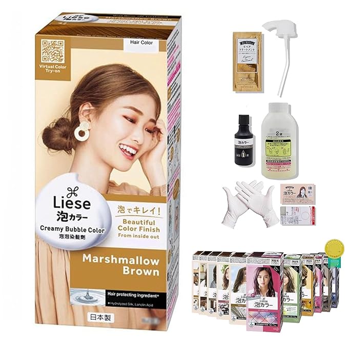 Bubble Hair Color Bubble Hair Color Japanese Hair Dye Japanese Tinte Japones (Set 4 1)