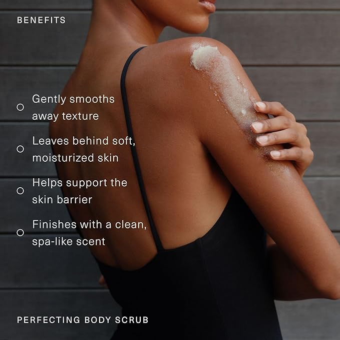 Oak Essentials Perfecting Body Scrub | Gentle Sugar Body Exfoliator for Visibly Smoother Softer Skin 7.1 Oz