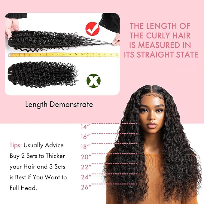 SIYUSI Kinky Curly Clip In Extensions 3C 4A 100% Brazilian Remy Human Hair Clip Ins 3.52oz 7Pcs (20 Inch)Light Auburn Ombre