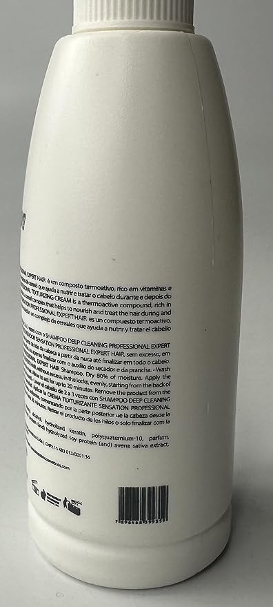 Expert Hair Sensation Straightening &amp Smoothing Kit :Texturizing Cream + Gold Repair Mask for Ultimate Hair Transformation- At Home Keratin Treatment for Straight Silky Moisturized Hair