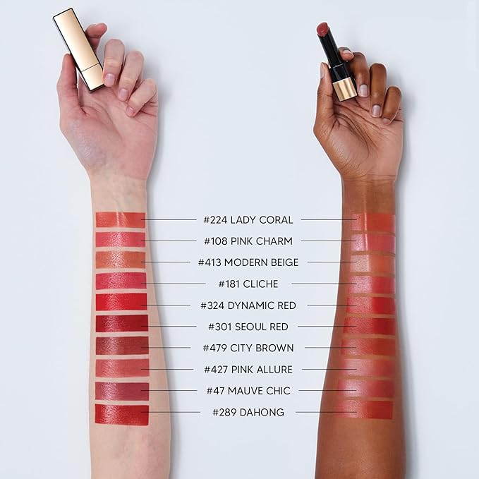 HERA Rouge Classy Lipstick #181 CLICH? | Luxurious Long-Lasting Color Featherlight Comfort Luminous and Velvety Finish Seoul-Inspired Shades Korean Lip Makeup 0.12 oz. (3.5g)