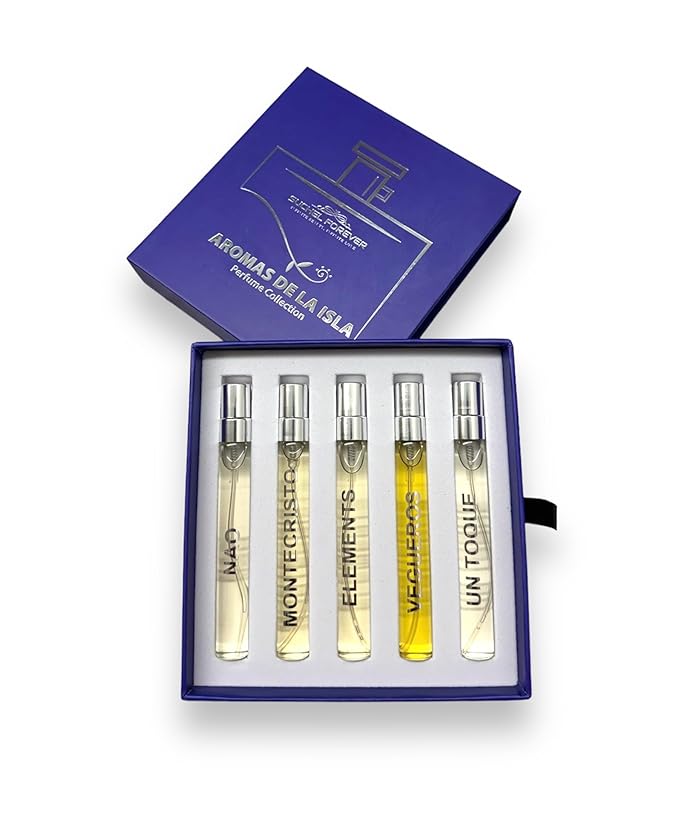 Merry Christmas Gift Set Aromas for Men (Nao+Elements+Vegueros+Montecristo+Un Toque) + Merry Christmas Teddy Bear (peluche Feliz Navidad)