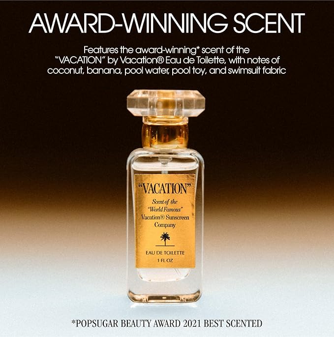 VACATION Shimmer Oil SPF 30 by Vacation Shimmering Body Sunscreen Water-Resistant Enhances All Skin Tones Dermatologist-Tested Vegan Travel Size 2.9 Fl. Oz.