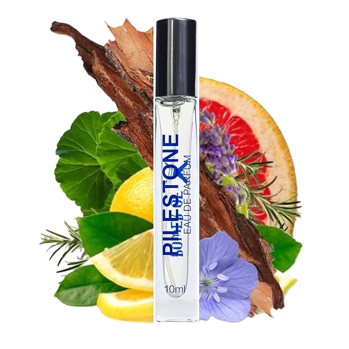 Pilestone Men's Designer Cologne Sampler Set 10ml Signature Fragrance + 10 Designer-Inspired Cologne Vials ? Long-Lasting Travel Size Sampler Gift Set fresh woody and citrusy scent