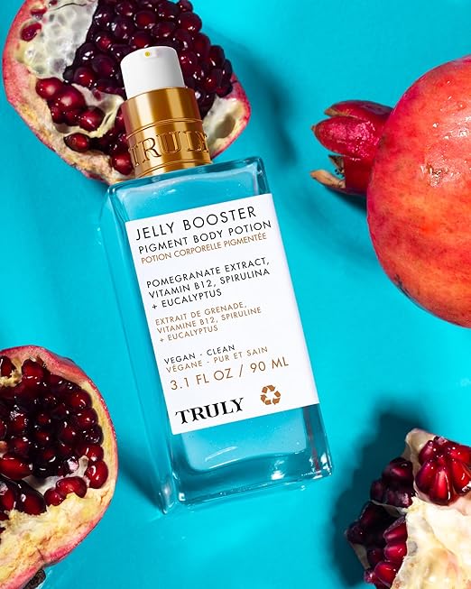 Truly Beauty Jelly Booster Pigment Body Potion Lightweight Fast Absorbing Acne Scar Treatment for Face And Body Scar Removal Ointment/Serum for Everyday Use 3.1 Fl.Oz