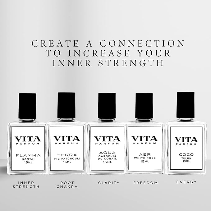 Vita Parfum Fig Patchouli Perfume Oil - Long Lasting Rich Earthy and Woody Patchouli Scent with Green Moss Sandalwood and Cedarwood Accents - All Natural Oil Woody Perfume for Women - 15 ml
