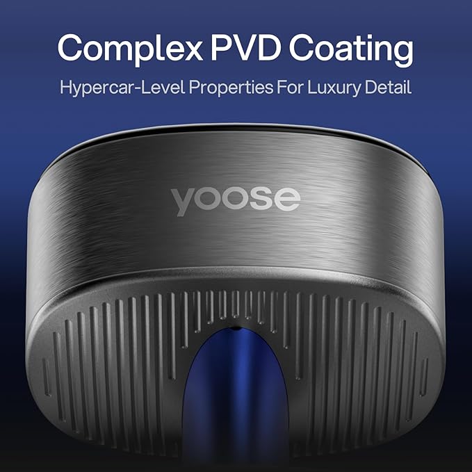 yoose Head Shavers for Bald Men IPX7 Skin Close Electric Razor for Men (Ergonomic Design USB-C 90-Min Usage 5 Floating Cutting Heads) Intelligent PID Control Battery Indicator H5 Silver