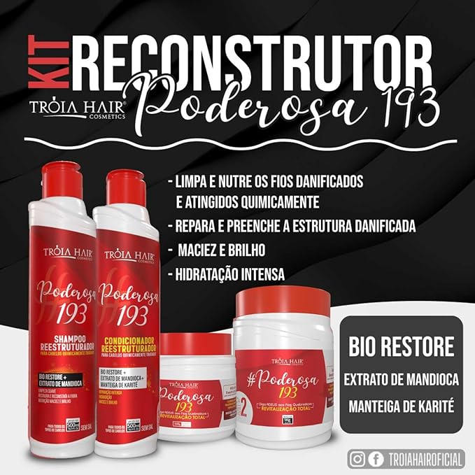 1.9.3 Powerful Maintenance Kit for All Hair Types ? Troia Hair 50.72 fl oz
