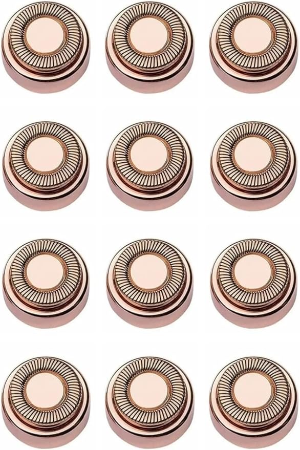 for Flawless Hair Remover 1/2/3/4/6/8/9/12 Pcs Replacement Heads Count Replacing Blades for Gen1 Lipstick Shaped Hair Remover(12pcs)