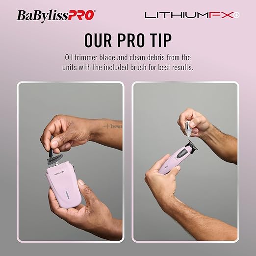 LithiumFX Cord/Cordless Lithium Ergonomic Hair Trimmers for Men