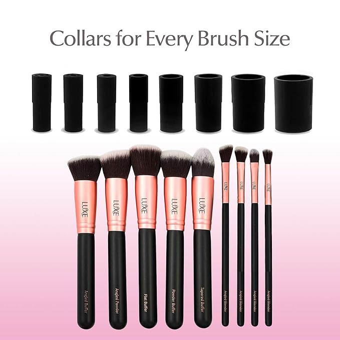 Luxe Electric Makeup Brush Cleaner Pink USB Charging Station 3 Adjustable Speeds Cleaner to Instantly Wash and Dry Your Makeup Brushes