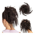 Hair Accessories Synthetic Bun Ponytail Hair Extensions Headband Messy Bun with Elastic Rubber Band Ponytail Wig Hair Bun for Women Hair Pieces For Women(4#)