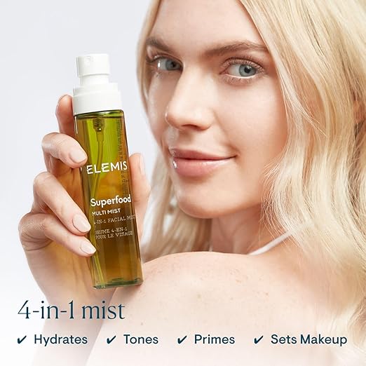 ELEMIS Superfood Multi Mist Priming Toning and Setting Facial Spray 3.3 Fl Oz