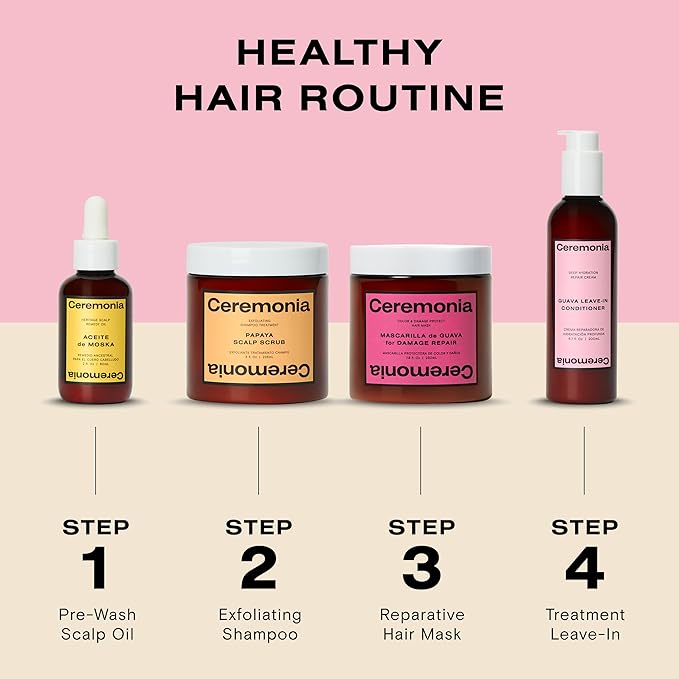 Ceremonia The Spaliday Kit Ultimate Hair Spa Bundle for Frizz Control &amp Damage Repair