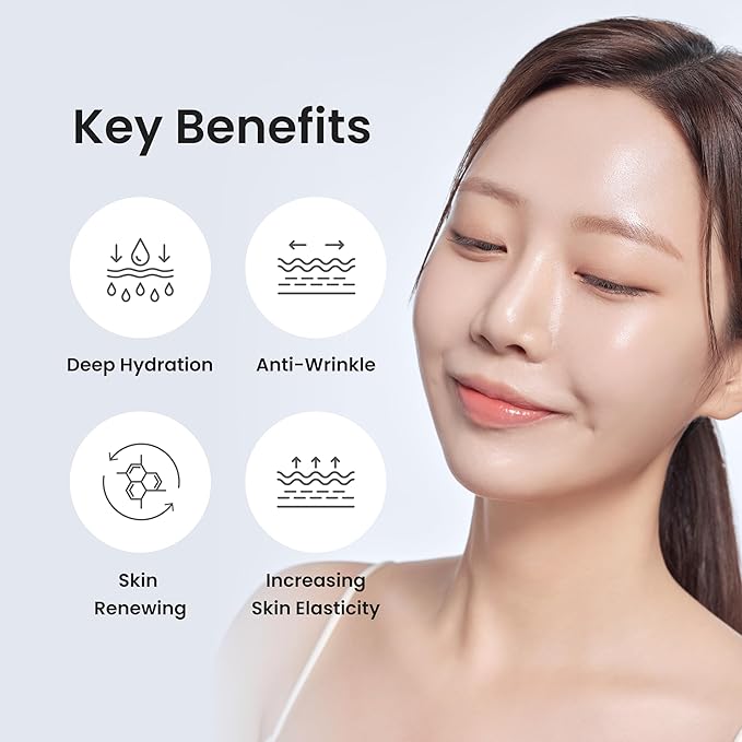 Retinol Night Cream 1.69oz - No.1 Korean Premium Overnight Repair Cream for Face and Neck - Collagen Centella Hyaluronic Acid - Anti aging Acne Moisturizer Face Cream Hydrating Firming