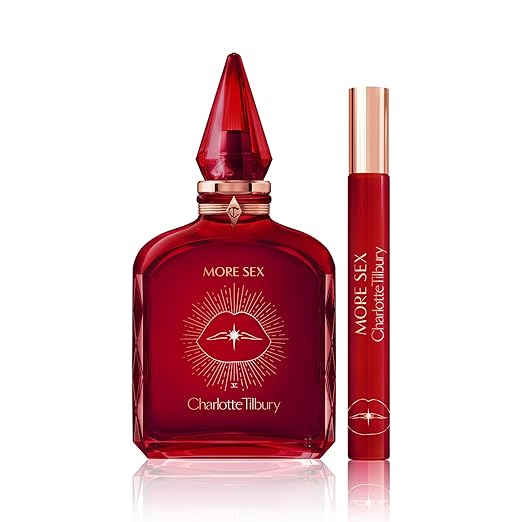Charlotte Tilbury More Sex Eau De Parfum - Pheromone Enhancing Sandalwood Perfume with Naturally-Derived Oils - Long-Lasting Scent with Notes of Black Pepper Velvety Musk &amp Ambery Wood
