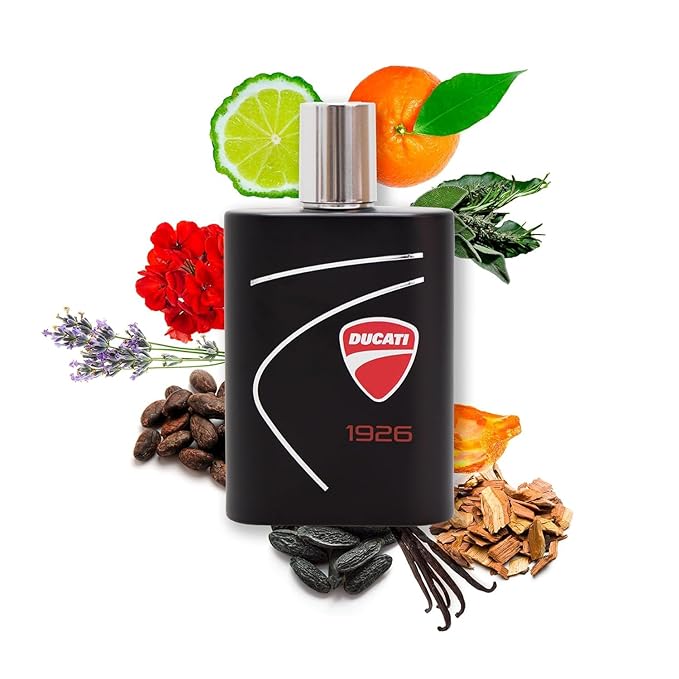Ducati 1926 Fragrance for Men Aromatic Fougere Perfume Infused with Tangerine and Bergamot and blended with Lavender Notes - For Intense and Bold Men Looking to Exude Style - 3.4 oz EDT Spray