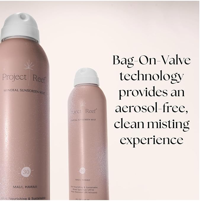 Project Reef SPF 30 Mineral Sunscreen Spray ? Non-Aerosol Reef-Safe Zinc Sunblock with Natural Ingredients for All Skin Types