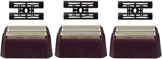 Professional 5 Star Series Finale Shaver Replacement Foil and Cutter Bar Assembly Compatible with wahl Foil Heads 7031-100/7043-100Fit for #8061 8164 Shaver (red 3 Pack)