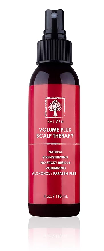 Volume Plus Scalp Therapy Spray | Post-Shower Hair Strengthening Formula | Made in USA |Alcohol and Paraben Free 4 oz.