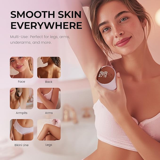 PRITECH Electric Razors for Women Legs Easy-Clean Body Shaver Wet &amp Dry Waterproof Bikini Trimmer Portable Lady Hair Remover for Face Underarms Pubic (Pink)