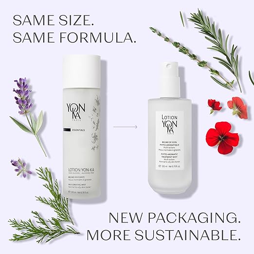 Yon-Ka Lotion PNG Toner | Refreshing Daily Face Mist with Botanical Essential Oils Aloe Vera &amp Rosemary | Hydrates Soothes &amp Mattifies | Alcohol-Free Toner for Normal to Oily Skin