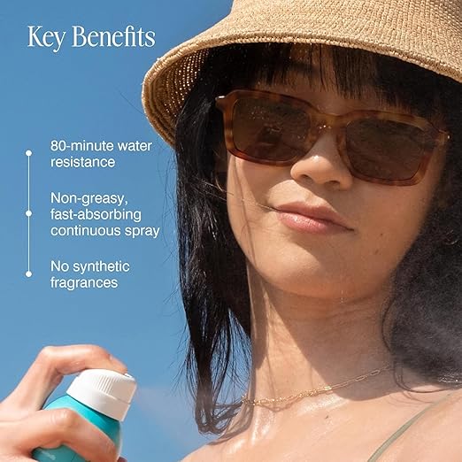 COOLA Organic Sunscreen SPF 50 &amp 30 Sunblock Spray Kit Dermatologist Tested Skin Care for Daily Protection Vegan and Gluten FreeTravel Size 2 Fl Oz 3 Pack