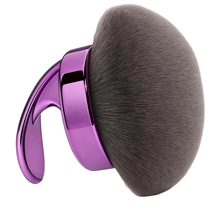 Blend &amp Blur Ultra Large Body Makeup Brush For Self Tanner 5.11inch Wide-headed Kabuki Brush Leg Makeup &ampBronzer Self Tan Applicator Provides Effortless Pretty Finish Blending Applicator- P