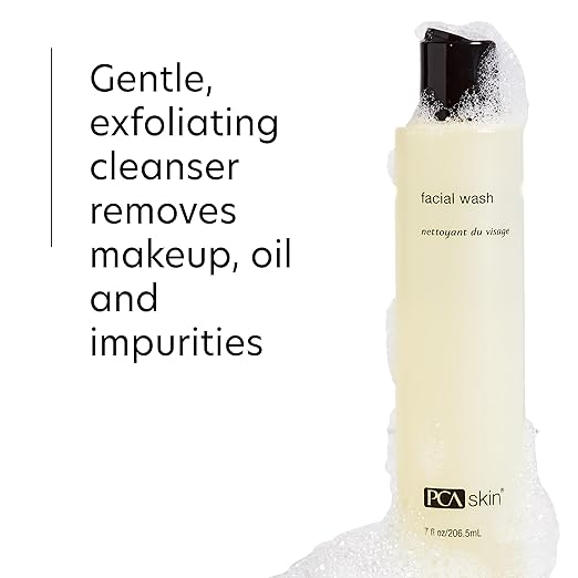 PCA SKIN Gentle Foaming Face Wash Hydrating Facial Cleanser Removes Makeup and Hydrates and Purifies Skin Good for Sensitive Combination Normal and Acne-Prone Skin Gentle Face Wash 7 oz Bottle