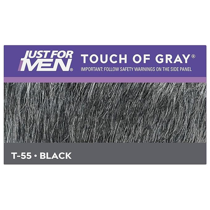 Just for Men Hair Color - Touch of Gray Black-Gray. 3 Pack