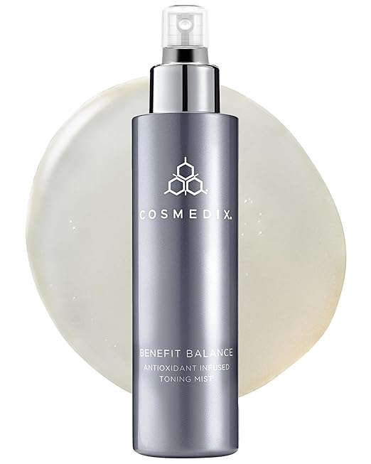 COSMEDIX Benefit Balance Toner for Face - Ultra-Nourishing &amp Hydrating Facial Toner Face Mist for Fine Lines &amp Wrinkles - Deep Cleansing Facial Skin Care for Moisturized Radiant-Looking Skin