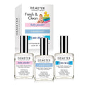 DEMETER Fresh And Clean Collection Set of 3 Unique Perfumes For Women Baby Powder Pure Soap Laundromat 1 Oz Each