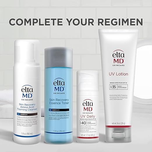 EltaMD UV Daily Face Sunscreen Moisturizer with Zinc Oxide Daily Face Moisturizer with SPF Great for Dry Combination and Normal Skin