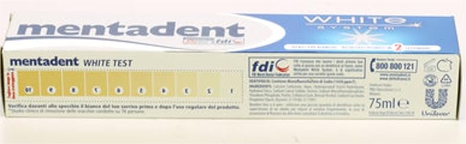 MentadentWhite System Toothpaste 2.53 Fluid Ounce (75ml) Pack of 3
