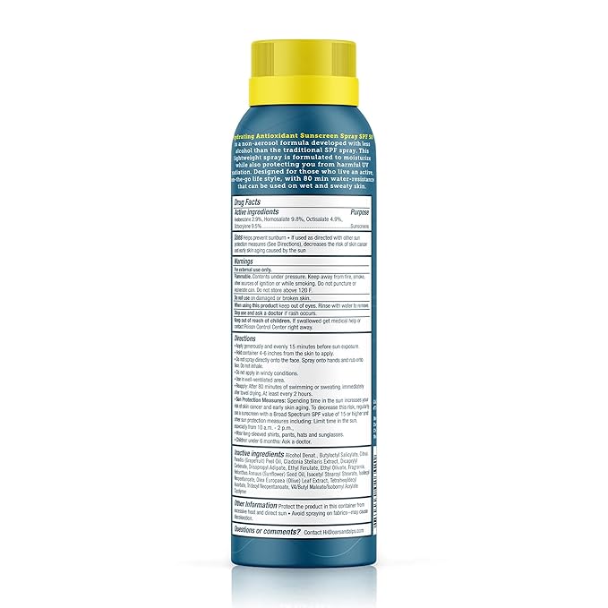Oars + Alps Sunscreen Spray for Face &amp Body Spray Sunscreen Infused with Vitamin C &amp Antioxidants No White Residue Water &amp Sweat Resistant All Skin Types Lightweight Hydrating SPF 50
