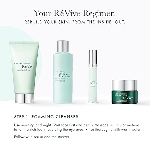R?Vive Foaming Facial Cleanser - Hydrating Face Wash Enriched with Vitamin E for Increased Skin Barrier Protection - Removes Impurities and Excess Oil to Reveal Fresh Clean Skin (4.2 oz)